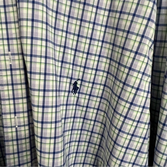 Ralph Lauren performance 3xb men’s long sleeve button down shirt checked - Picture 3 of 7